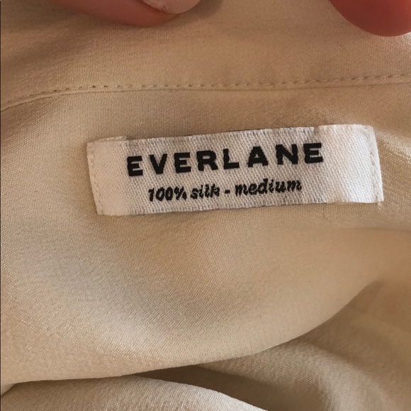 Everlane Silk Contrast Shirt - Picture 5 of 8